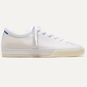 Rothy's The Lace Up Sneaker in Bright White Size 7